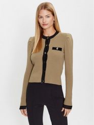 Liu Jo Kardigan CF3015 MS99E Brązowy Regular Fit. Brązowe kardigany Liu Jo, m, bez wzorów, z syntetyku. Za 939.99 zł.