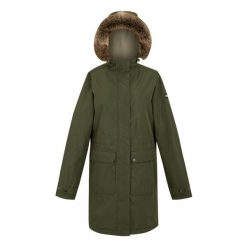 Parka Damska Sabinka II. Zielone parki Regatta, xl, sportowe, bez kaptura. Za 201.99 zł.