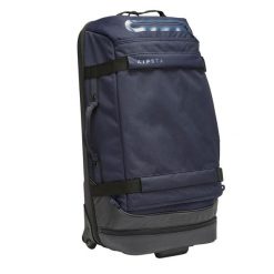 Walizka Urban 65 litrów. Czarne walizki DECATHLON, bez wzorów. Za 329.99 zł.