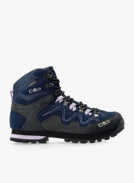 Buty turystyczne damskie CMP Athunis Mid WP. Czarne trekkingi CMP, z materiału, outdoorowe. Za 570.84 zł.