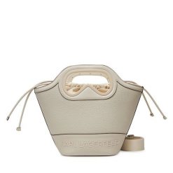 Torebka KARL LAGERFELD. Szare torebki klasyczne KARL LAGERFELD, bez wzorów, bez dodatków. Za 629.99 zł.