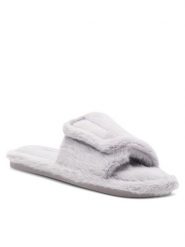 Home & Relax Kapcie P3194805 Szary. Szare obuwie domowe Home & Relax, bez wzorów, z materiału, bez zapięcia. Za 49.99 zł.