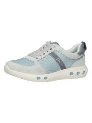 Ara Shoes Sneakersy w kolorze srebrno-błękitnym rozmiar: 36,5. Niebieskie trampki Ara Shoes, bez wzorów, z materiału, bez zapięcia. Za 189.29 zł.