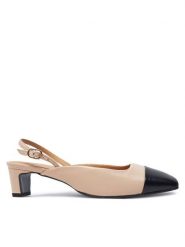 ALOHAS Sandały Lindy S100432-01 Beżowy. Brązowe sandały ALOHAS, bez wzorów, ze skóry, bez obcasa, na słupku, bez zapięcia. Za 399.99 zł.