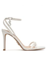 Steve Madden Sandały Jypsey-CNP 11005096 Écru. Sandały Steve Madden, bez wzorów, z materiału, bez obcasa, na szpilce, bez zapięcia. Za 519.99 zł.