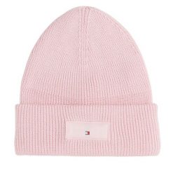Czapka Tommy Jeans. Czerwone czapki Tommy Jeans, bez wzorów, z jeansu. Za 129.99 zł.