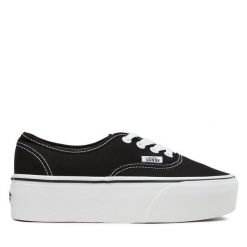 Tenisówki Vans. Czarne trampki Vans, bez wzorów, bez zapięcia. Za 277.99 zł.