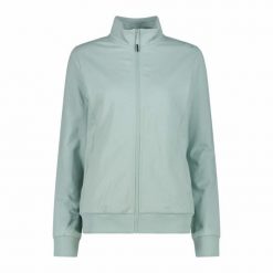 Damska bluza zapinana na zamek CMP. Zielone bluzy CMP, bez wzorów, bez kaptura. Za 266.55 zł.