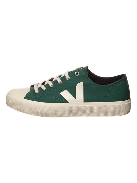 Veja Sneakersy "Wata II Low" w kolorze zielono-kremowym rozmiar: 40. Brązowe trampki Veja, bez wzorów, bez zapięcia. Za 349.73 zł.