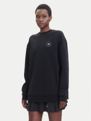 Adidas by Stella McCartney Bluza IW6321 Czarny Loose Fit. Czarne bluzy adidas by Stella McCartney, m, bez wzorów, z bawełny, bez kaptura. Za 569.99 zł.
