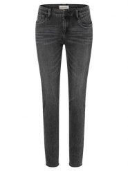 Timezone Dżinsy "Sanya" - Skinny fit - w kolorze szarym rozmiar: W28/L30. Szare jeansy Timezone, l, z aplikacjami. Za 65.23 zł.