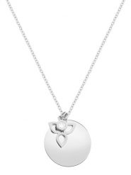 Tamaris Naszyjnik z zawieszką - dł. 45 cm rozmiar: onesize. Szare naszyjniki Tamaris, ze stali. Za 108.99 zł.