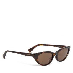 Okulary przeciwsłoneczne LAUREN RALPH LAUREN. Brązowe okulary przeciwsłoneczne Lauren Ralph Lauren, bez wzorów. Za 439.99 zł.