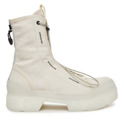 Botki Vic Matié. Brązowe botki Vic Matié, bez wzorów, bez obcasa, na płaskiej podeszwie, bez zapięcia. Za 1,499.00 zł.