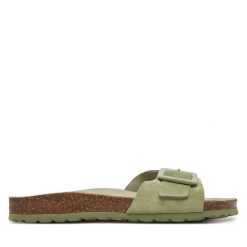 Klapki Toni Pons. Zielone klapki Toni Pons, bez wzorów, bez obcasa. Za 239.99 zł.
