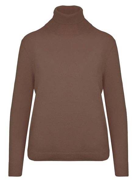 Malo Optimum Golf w kolorze brązowym rozmiar: XL. Brązowe golfy Malo Optimum, xl, bez wzorów, z kaszmiru, bez ramiączek. Za 295.99 zł.