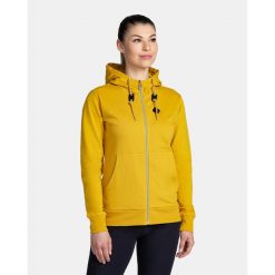 Damska bawełniana bluza Kilpi TARALI-W. Żółte bluzy Kilpi, l, bez wzorów, z bawełny, bez kaptura. Za 179.35 zł.
