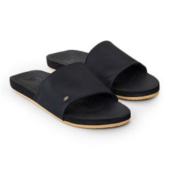 Klapki damskie Rip Curl SWC Bloom. Czarne klapki RIPCURL, bez wzorów, bez obcasa. Za 149.99 zł.