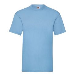 Koszulka Unisex Dla Dorosłych Valueweight. Niebieskie bluzki FRUIT OF THE LOOM, xl, bez wzorów, sportowe, bez kołnierzyka, bez ramiączek. Za 35.99 zł.