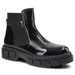 Czarne Botki Nessi Damskie Modne Obuwie Jesienne. Czarne botki Nessi, na jesień, bez wzorów, z jeansu, bez obcasa, bez zapięcia. Za 329.00 zł.