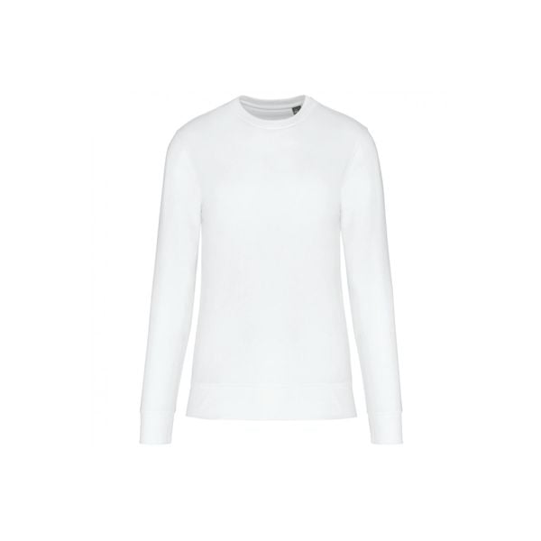 Ekologiczna bluza z okrągłym dekoltem Kariban. Białe bluzy KARIBAN, xl, bez wzorów, z bawełny, bez kaptura. Za 136.00 zł.