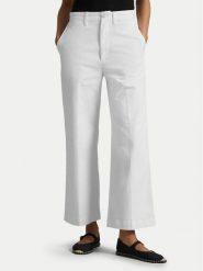 Polo Ralph Lauren Spodnie materiałowe 211873988002 Écru Wide Leg. Spodnie materiałowe Polo Ralph Lauren, bez wzorów, z bawełny. Za 919.99 zł.