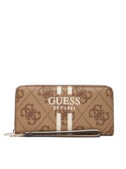 Guess Duży Portfel Damski Laurell II Slg SWOS74 59146 Beżowy. Brązowe portfele Guess, z aplikacjami, ze skóry. Za 289.99 zł.