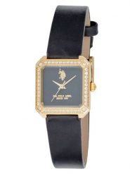 U.S. Polo Assn. Zegarek kwarcowy w kolorze złoto-czarnym rozmiar: onesize. Czarne, analogowe zegarki U.S. Polo Assn., metalowe. Za 217.99 zł.