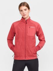 Craft Kurtka funkcyjna w kolorze czerwonym rozmiar: M. Czerwone kurtki sportowe Craft, m, bez wzorów, bez kaptura, outdoorowe. Za 277.45 zł.