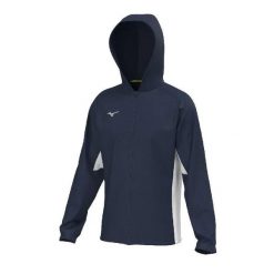 Bluza damska z kapturem Mizuno RB Micro. Czarne bluzy Mizuno, s, bez wzorów, z materiału, z kapturem. Za 275.55 zł.