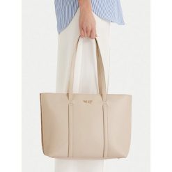 Torebka Nine West. Brązowe shopper Nine West, bez wzorów, bez dodatków. Za 219.99 zł.