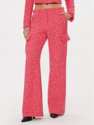Patrizia Pepe Spodnie materiałowe 8P0601/A376-F592 Różowy Flare Fit. Czerwone spodnie materiałowe Patrizia Pepe, bez wzorów, z bawełny. Za 2,369.00 zł.