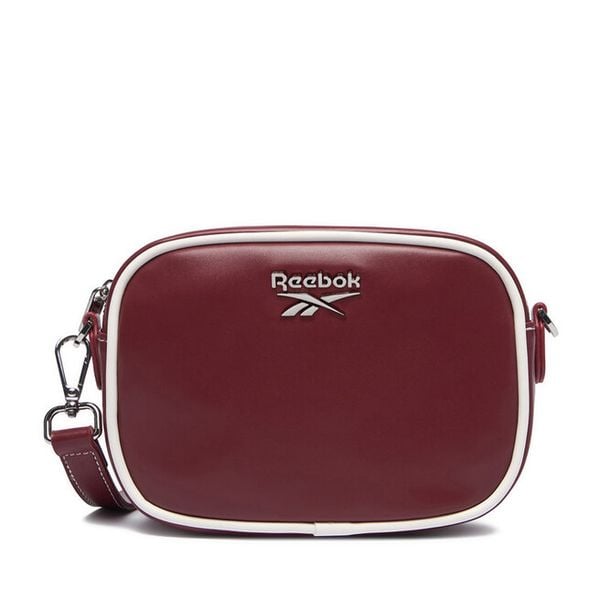 Torebka Reebok. Czerwone listonoszki Reebok, bez wzorów, bez dodatków. Za 129.99 zł.