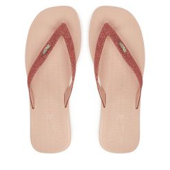 Japonki Melissa. Czerwone klapki Melissa, bez wzorów, bez obcasa. Za 119.99 zł.