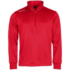 Bluza dresowa z pół zamkiem błyskawicznym Stanno Field. Czerwone bluzy STANNO, s, bez wzorów, z dresówki, bez kaptura. Za 167.50 zł.