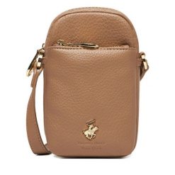 Torebka Beverly Hills Polo Club. Brązowe torebki klasyczne Beverly Hills Polo Club, bez wzorów, bez dodatków. Za 99.99 zł.