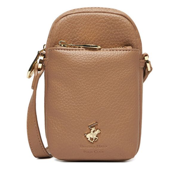 Torebka Beverly Hills Polo Club. Brązowe listonoszki Beverly Hills Polo Club, bez wzorów, bez dodatków. Za 99.99 zł.
