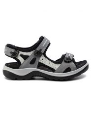 ECCO Sandały Offroad 06956302244 Szary. Szare obuwie sportowe ecco, z nubiku, bez zapięcia. Za 459.99 zł.