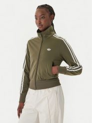 Adidas Bluza Firebird Classic KQ6531 Zielony Regular Fit. Zielone bluzy Adidas, xs, bez wzorów, z syntetyku, bez kaptura. Za 328.99 zł.