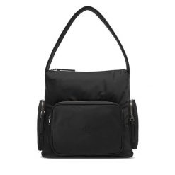 Torebka Calvin Klein. Czarne torebki klasyczne Calvin Klein, bez wzorów, bez dodatków. Za 599.99 zł.