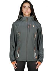 Geographical Norway Kurtka softshellowa "Trelina" w kolorze ciemnoszarym rozmiar: XXL. Szare kurtki sportowe Geographical Norway, xxl, bez wzorów, bez kaptura, outdoorowe. Za 226.24 zł.