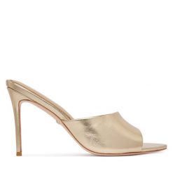 Klapki Marciano Guess. Żółte klapki Marciano Guess, z aplikacjami, bez obcasa. Za 889.99 zł.