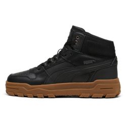 Adidasy Puma Rebound, Dla obu płci. Czarne obuwie sportowe Puma, z syntetyku, bez zapięcia. Za 266.99 zł.
