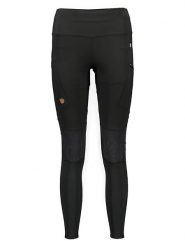 FJÄLLRÄVEN Legginsy funkcyjne "Abisko" w kolorze czarnym rozmiar: XL. Czarne legginsy sportowe Fjällräven, xl, bez wzorów, outdoorowe. Za 768.71 zł.