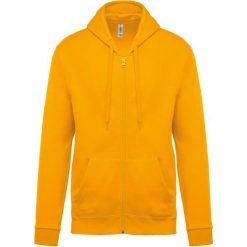 Bluza z kapturem i zamkiem błyskawicznym Kariban Molleton. Żółte bluzy KARIBAN, xl, bez wzorów, z bawełny, z kapturem. Za 158.50 zł.
