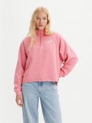 Levi´s Bluza w kolorze jasnoróżowym rozmiar: L. Różowe bluzy l, bez wzorów, z bawełny, bez kaptura. Za 118.84 zł.