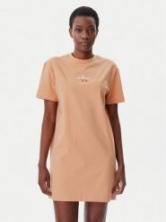 Calvin Klein Jeans Sukienka codzienna Gradient Monologo J20J225273 Koralowy Relaxed Fit. Pomarańczowe sukienki Calvin Klein Jeans, na co dzień, xl, bez wzorów, z bawełny, bez kołnierzyka, bez ramiączek, proste. Za 149.99 zł.
