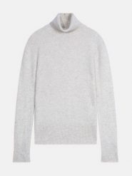 Perfect Cashmere Kaszmirowy golf "Tracy" w kolorze jasnoszarym rozmiar: L. Szare golfy Perfect Cashmere, l, bez wzorów, z kaszmiru, bez ramiączek. Za 413.99 zł.