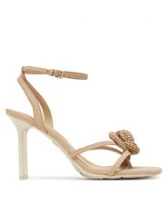 Aldo Sandały Wildblossom 13966744 Beżowy. Brązowe sandały Aldo, bez wzorów, ze skóry, bez obcasa, na szpilce, bez zapięcia. Za 659.99 zł.