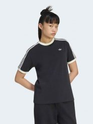 Adidas Koszulka w kolorze czarnym rozmiar: S. Czarne bluzki Adidas, s, bez wzorów, bez kołnierzyka, bez ramiączek. Za 147.65 zł.